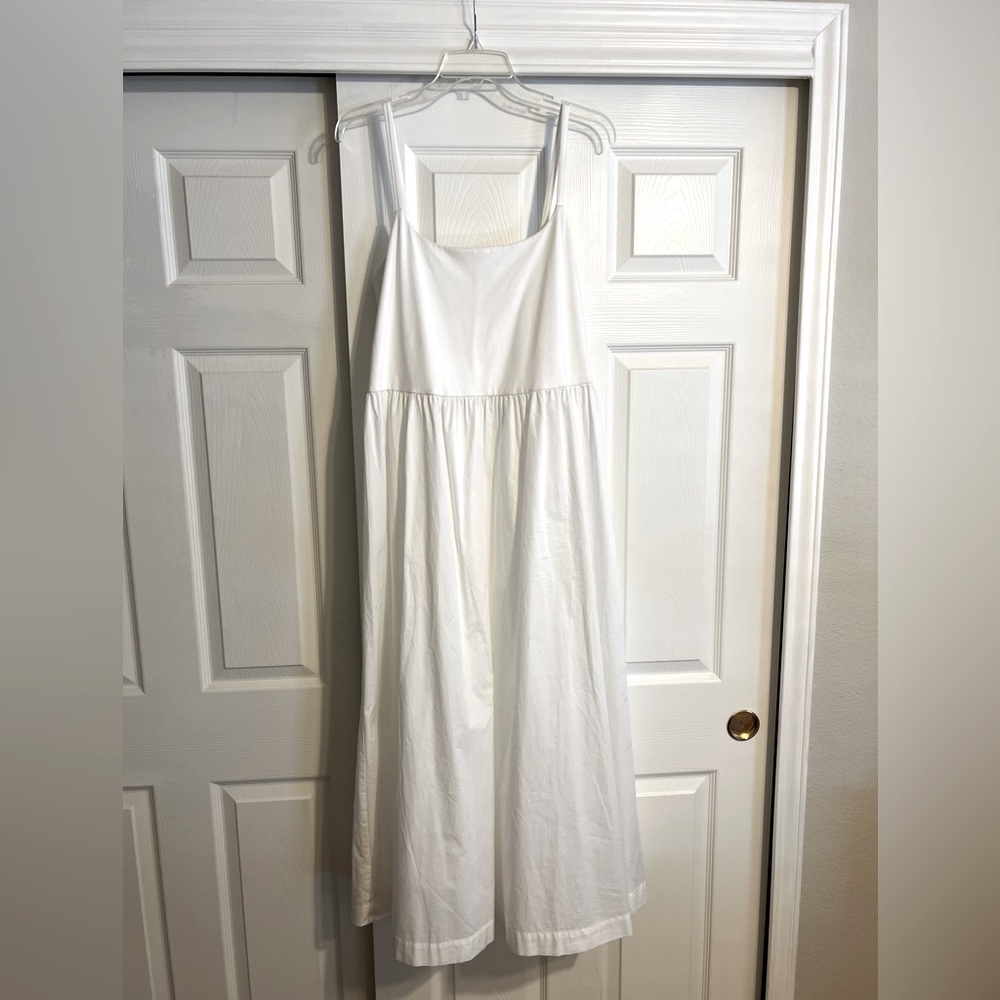 Fit & Flare Combination Midi Cami Dress, XL Tall